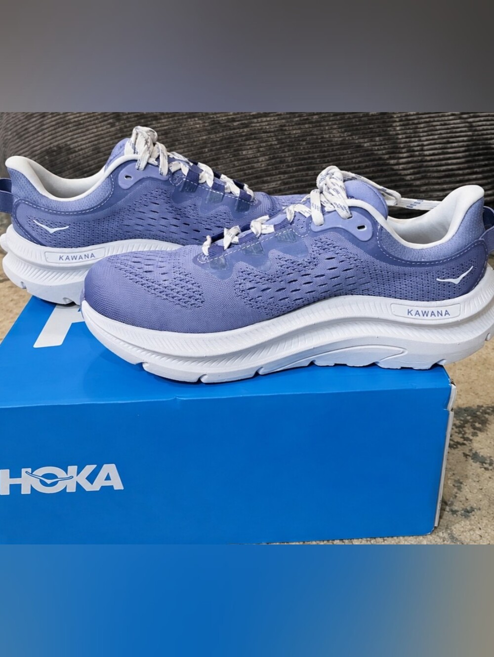 HOKA Kawana 2 Wild Indigo Cosmic Grey Women's 6.5B NIB 1147913-WND